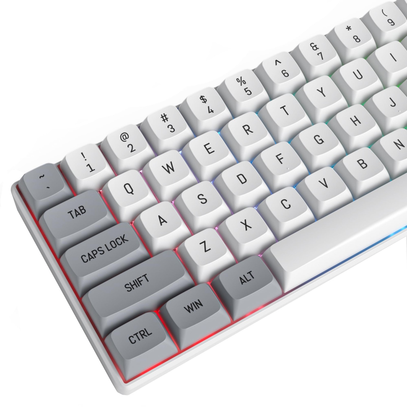118 PCS Grey DoubleShot PBT CSA Profile Keycaps For 61/68/84/87 Keys