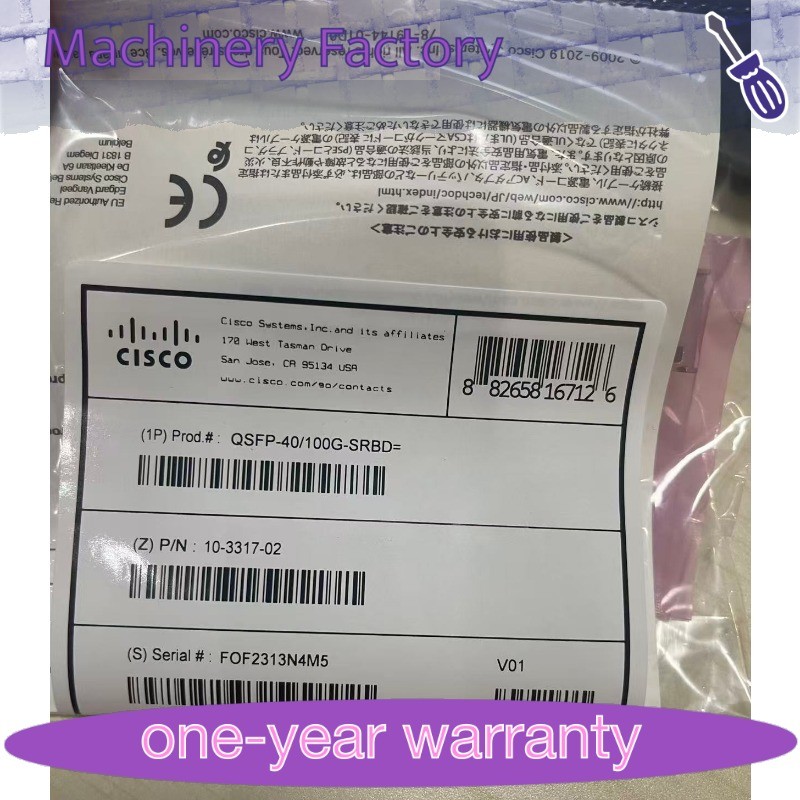 CISCO QSFP-40/100-SRBD 100G and 40G SR-BiDi QSFP, LC, 100m OM4 MMF Transceiver