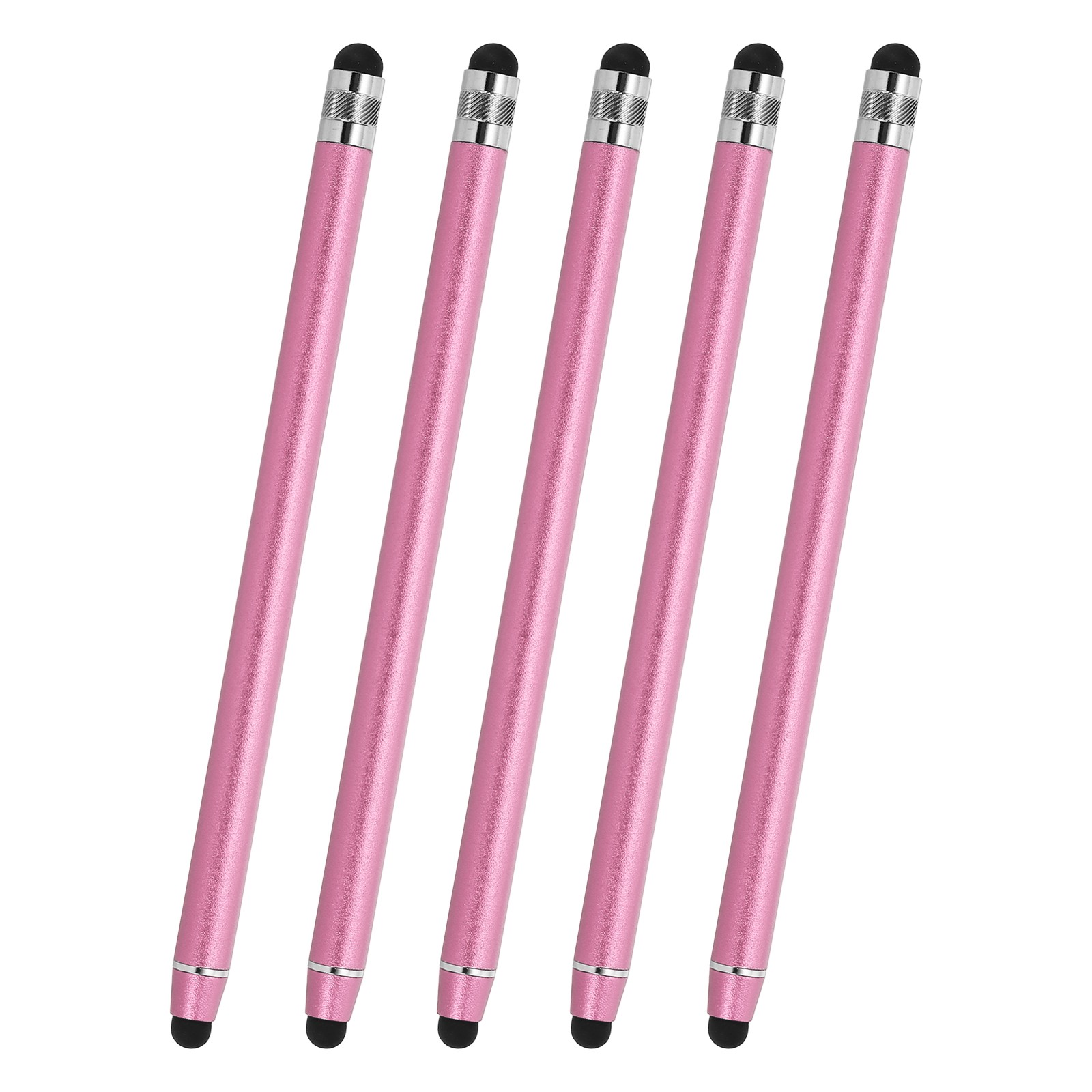 5Pcs Stylus Pens for Touch Screens 2 in 1 Universal Capacitive Stylus Pink]