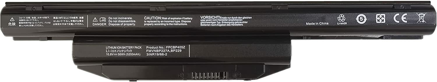 10.8V 56WH FMVNBP227A FPCBP416 FPCBP429 Battery for Fujitsu LifeBook A544 A555 