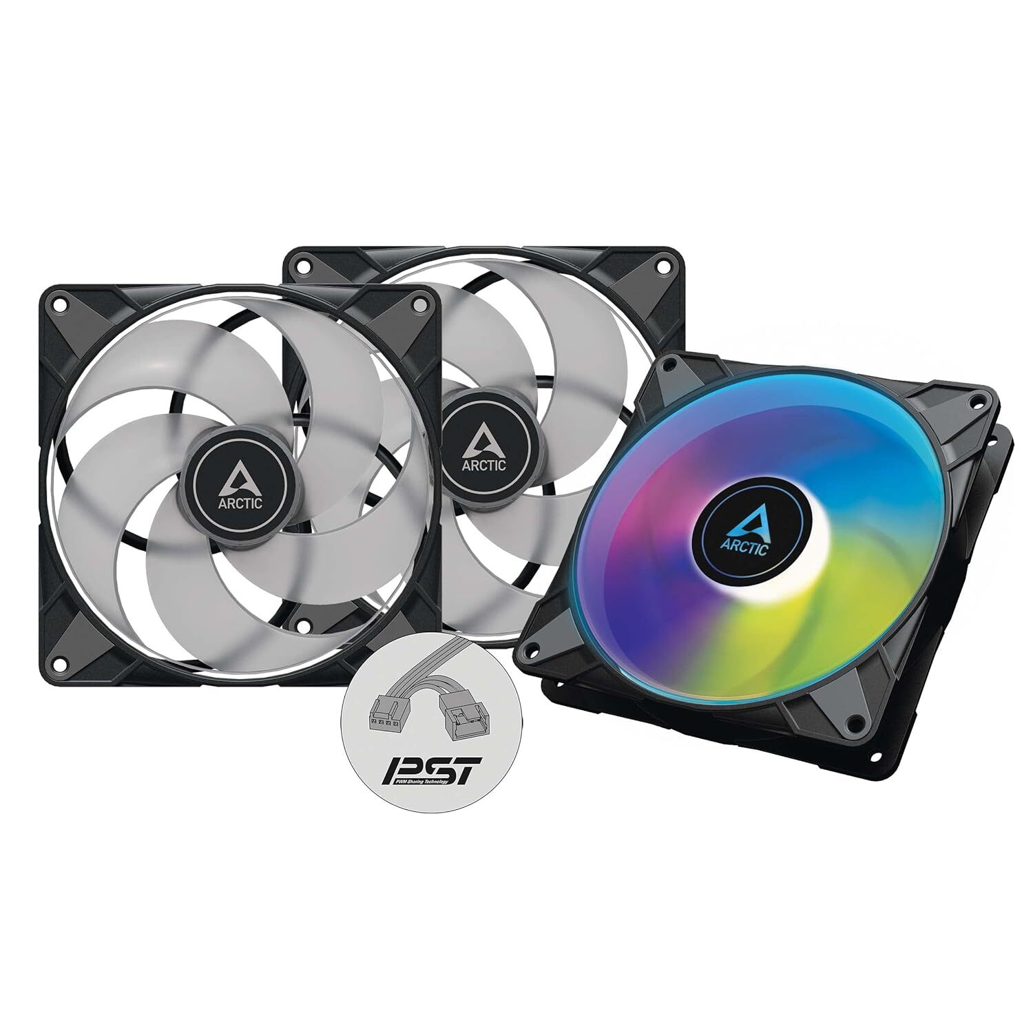 ARCTIC P14 PWM PST A-RGB 0dB 140mm PWM PST case fan (3 Pack) ACFAN00257A