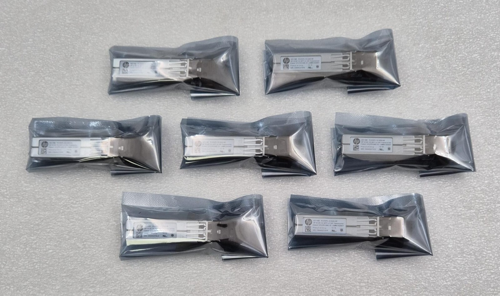[LOT 7 PCS] NEW- HP JD118B PLRXPL-VI-S24-H8 X120 1G SFP LC SX Transceiver Module