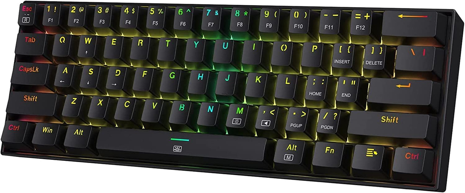 K630 Dragonborn 60% RGB Mechanical Gaming Keyboard with Brown Switches