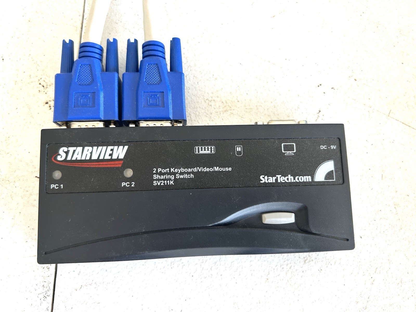 StarTech.com Starview SV211K 2 Port Keyboard/Video/Mouse Sharing Switch 