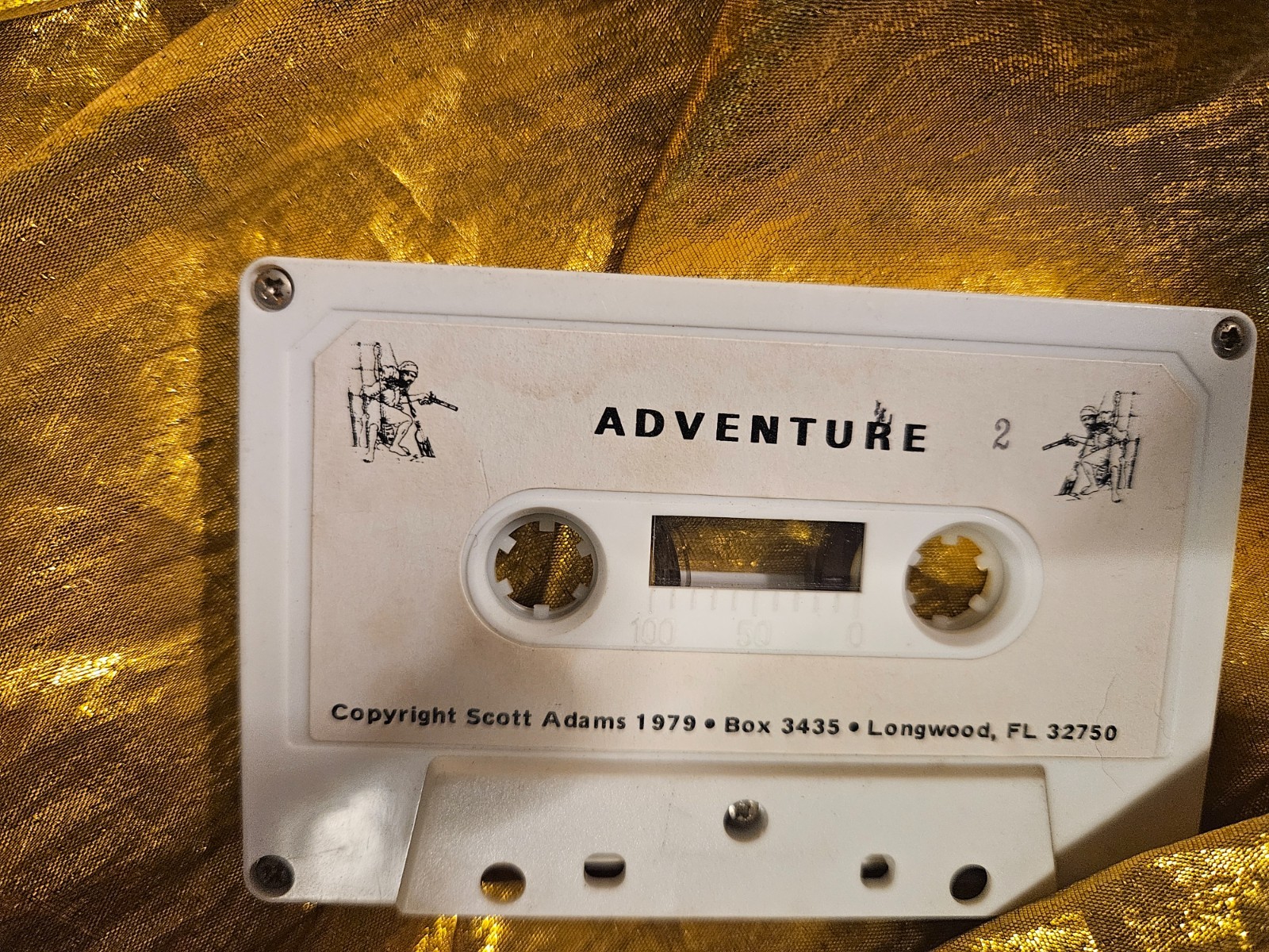ADVENTURE 2 Scott Adams 1979 - Cassette Tape Program Game for Apple II TRS-80?