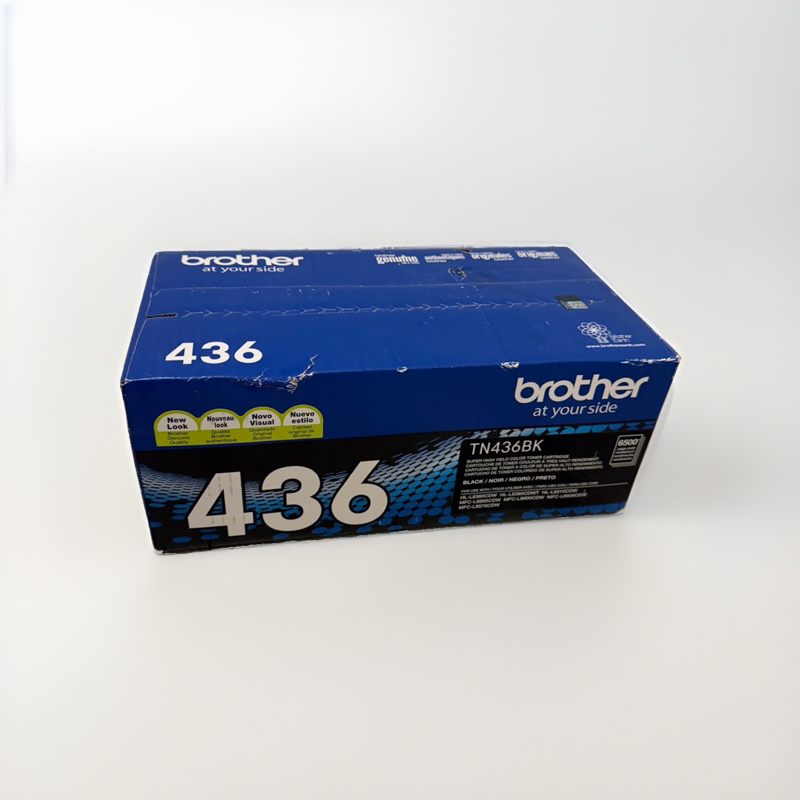 New Brother Genuine TN436 BK New Unopened Box 6500 Page Yield Super High Yield. 