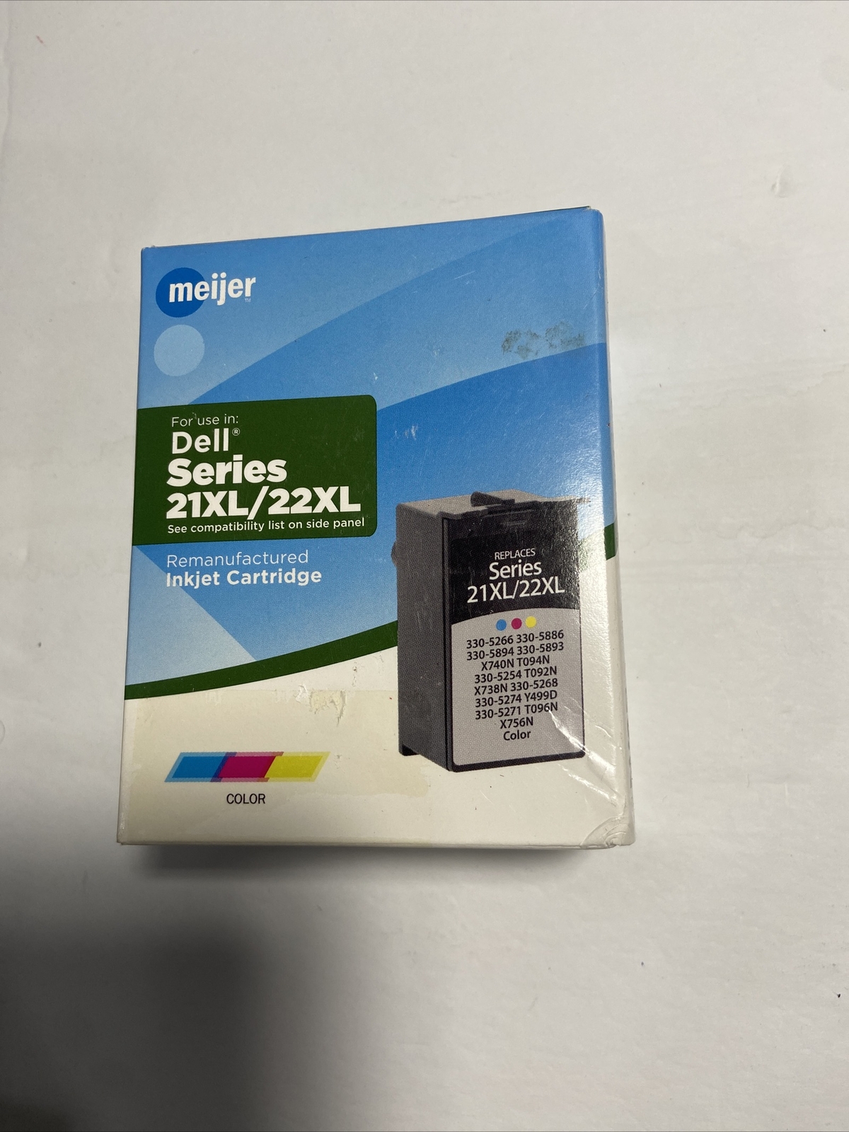 NEW MEIJER FOR DELL SERIES 21XL/22XL PRINTER INK Cartridge TRI COLOR