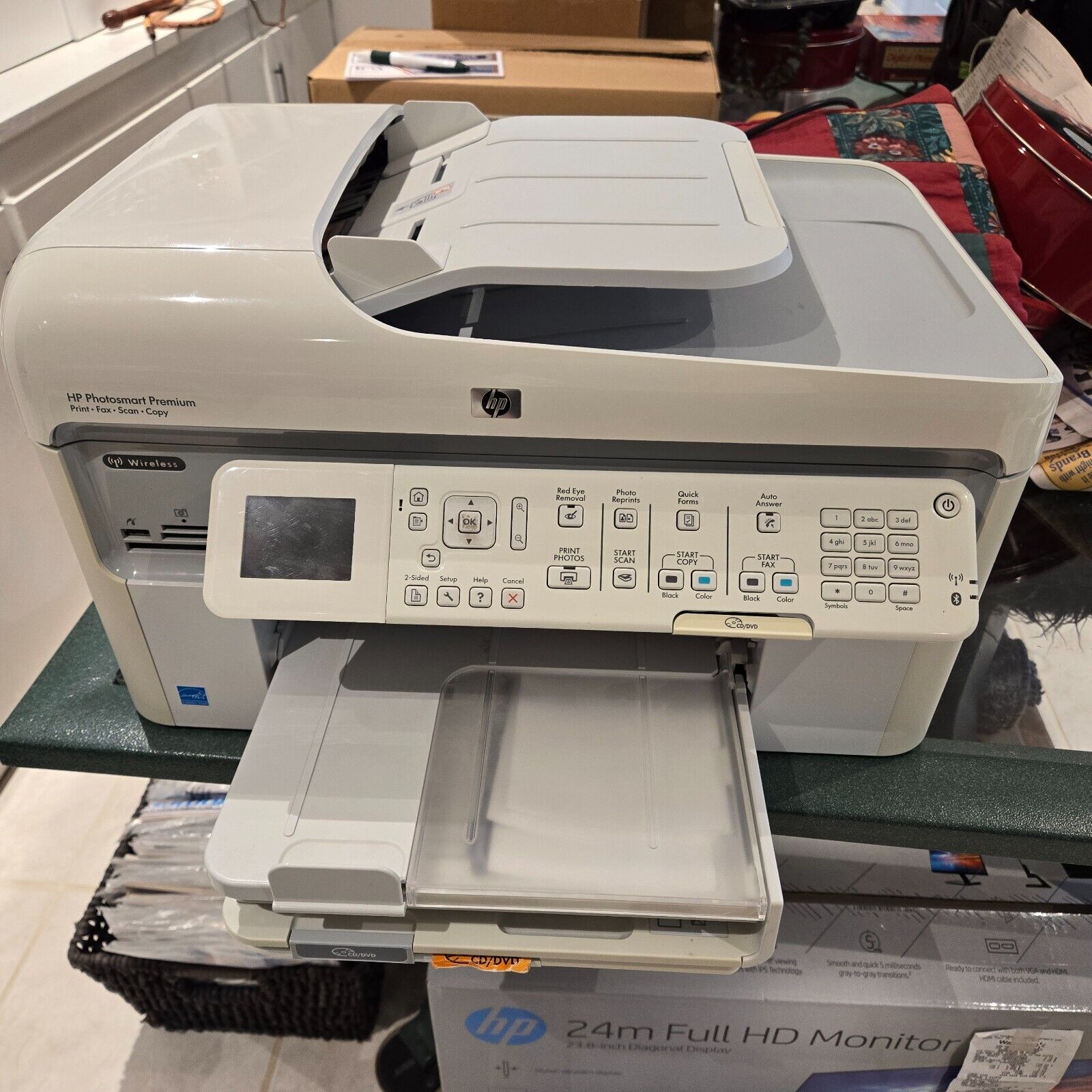 HP Photosmart Premium C309A All-In-One Inkjet Printer WORKING 