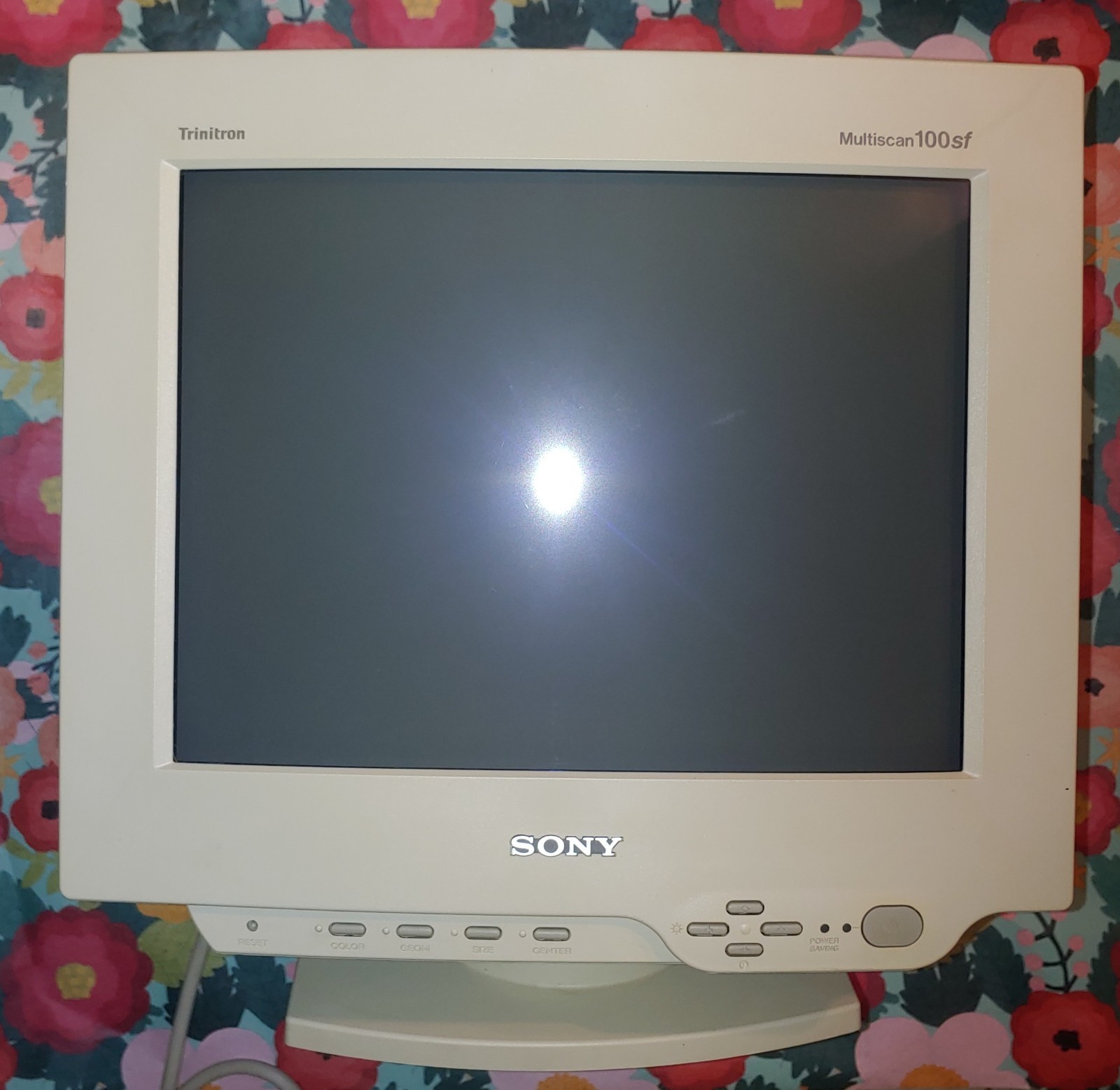 Sony Trinitron Multiscan CPD-100SF CRT Monitor 15" Retro Vintage Good Condition
