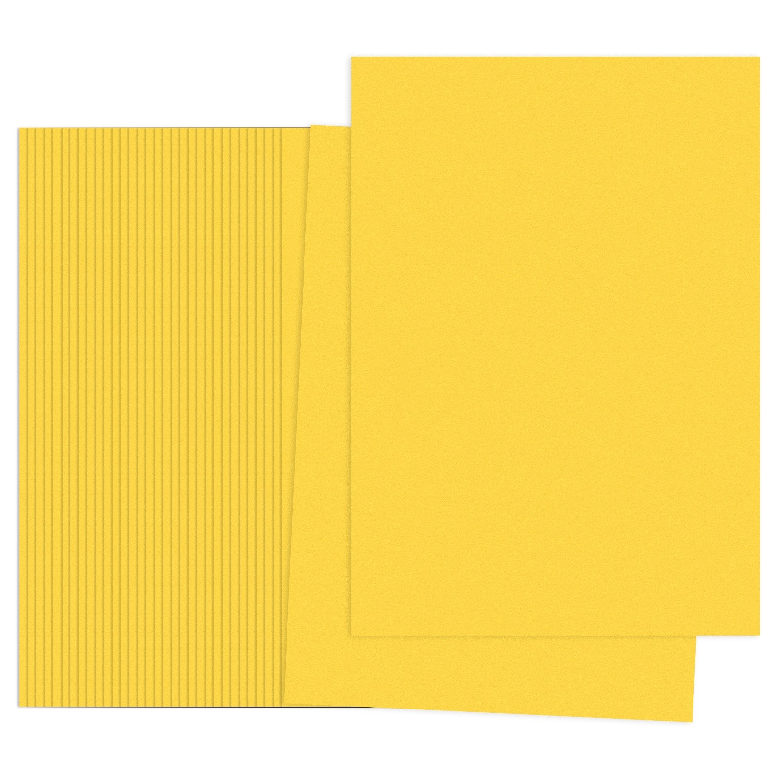 Golden Yellow Color Copy Paper 100 Sheets 8.3x5.9" A5 70gsm