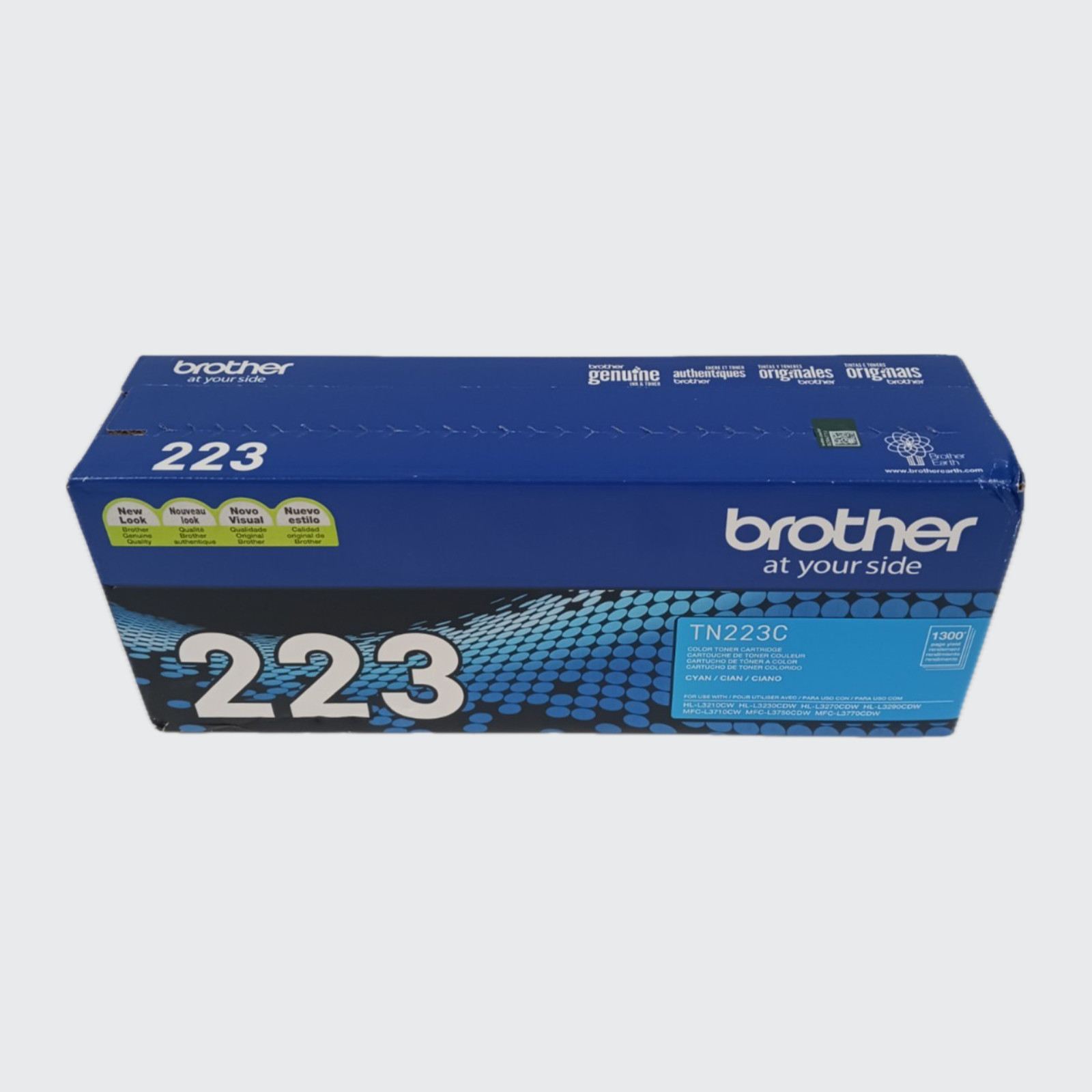 New Brother HL-L3210CW MFC-L3710CW Standard Yield Cyan Toner Cartridge, TN223C