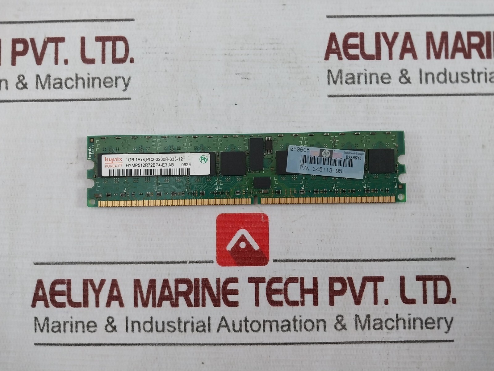 Hynix 1GB 1RX4 PC2-3200R-333-12 Memory RAM D22NSY6 0506C5 0626-3