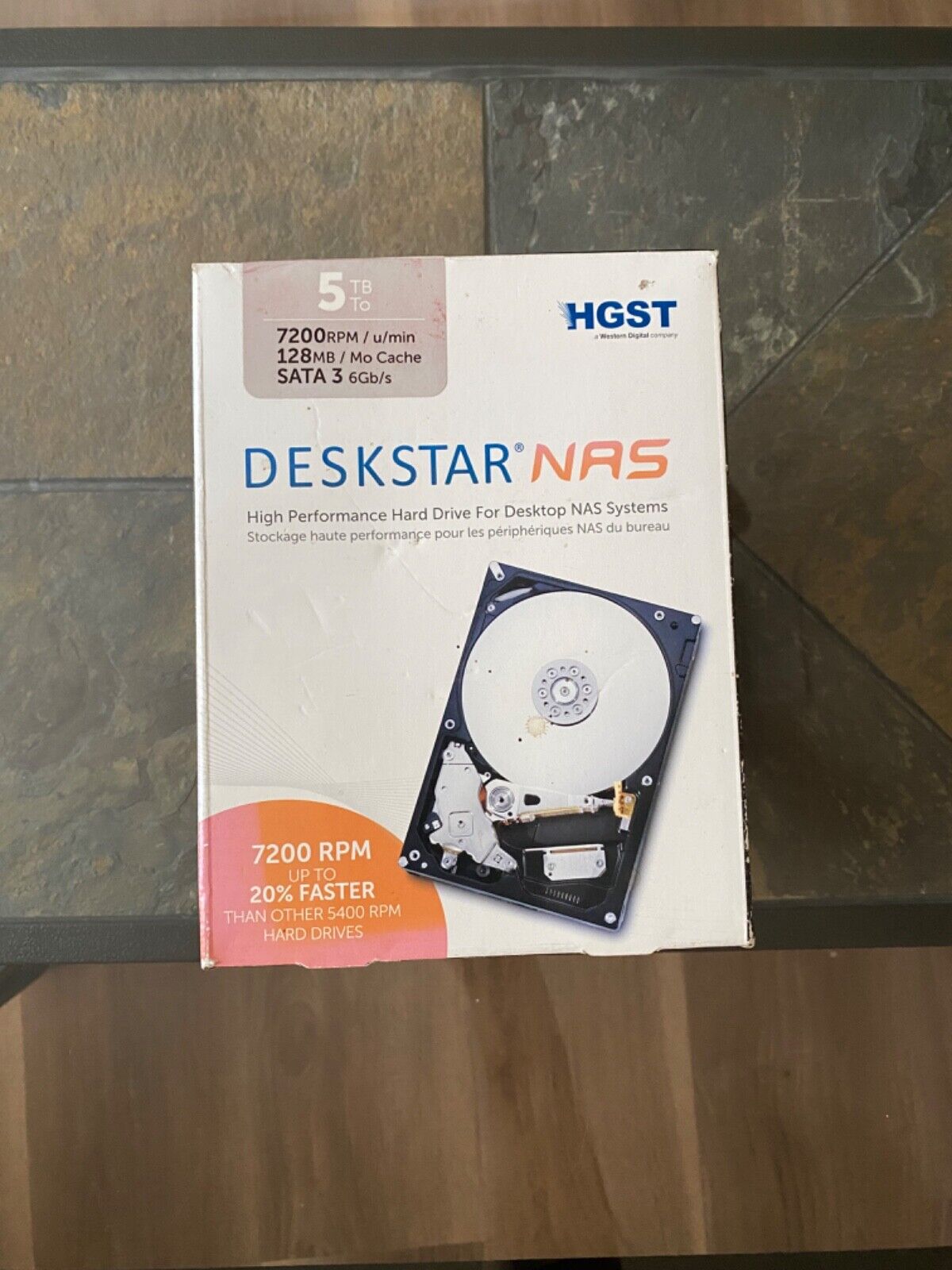 HGST Deskstar NAS 5TB 3.5-inch Hard Drive For Desktop Nas Systems