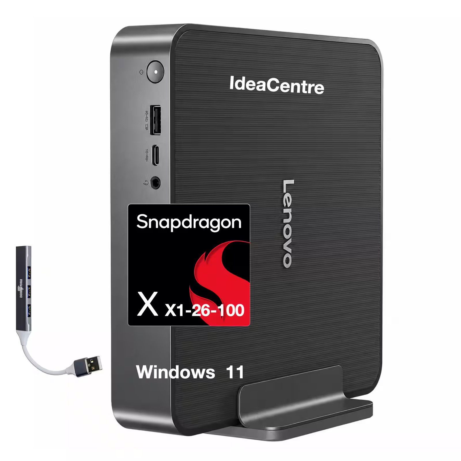 Lenovo - IdeaCentre SDX126 + Mini Snapdragon X X1-26-100 32GB RAM 512GB SSD
