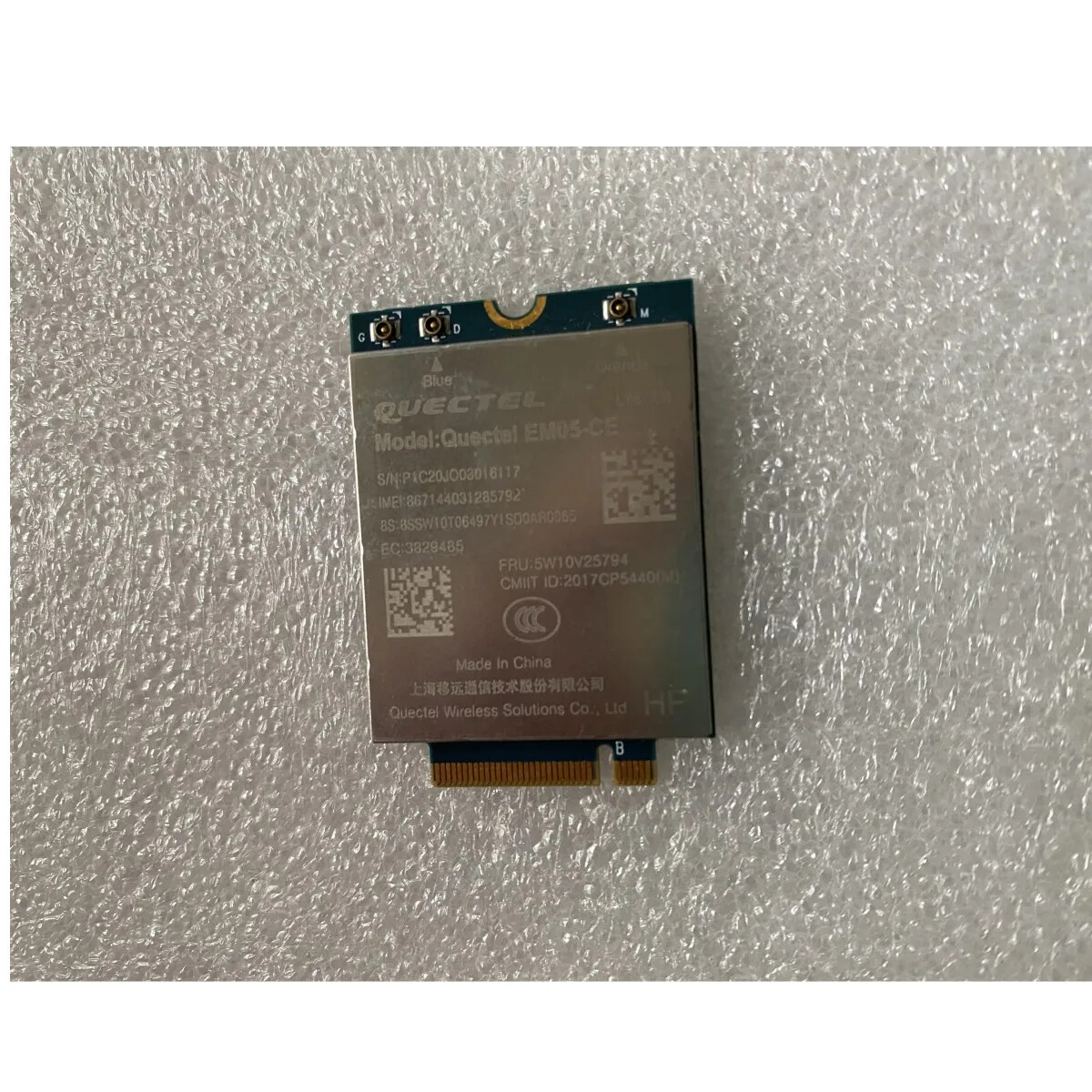5W10V25794 Wireless WAN 4G LTE Cat4 WWAN Module For Thinkpad X13 T14 T15 Gen 2