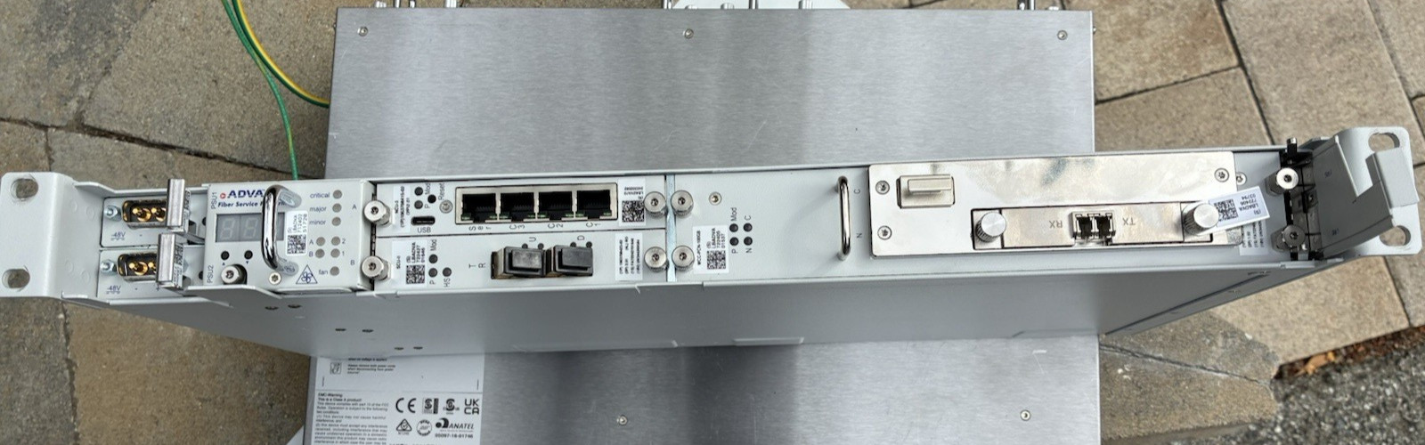 Adva FSP 3000R7 with WCC-PCN-100G, NCU-3 and SCU-II modules