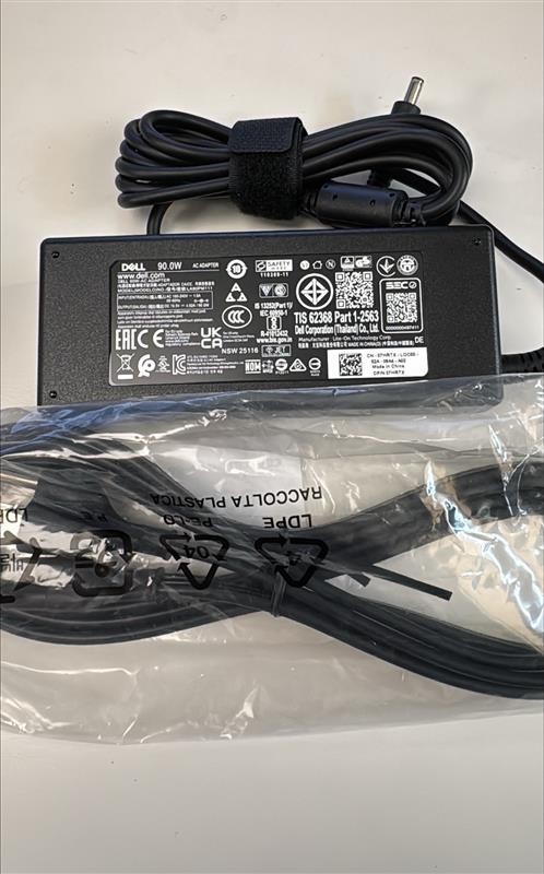 Dell 90W Genuine AC Adapter LA90PM111 07HRTX - New - Unused - SHIPS FAST