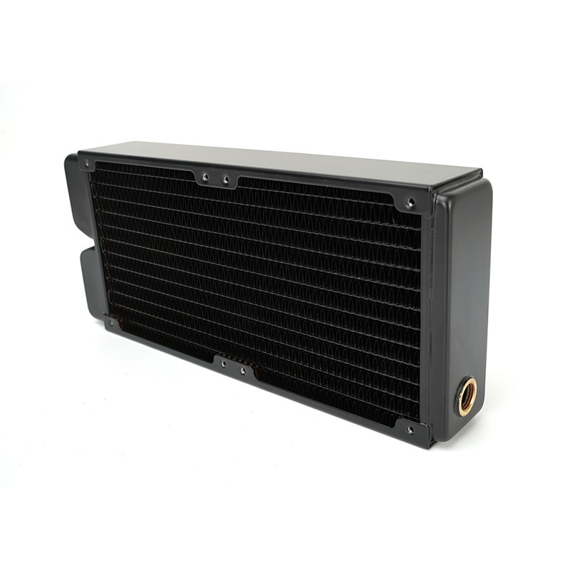 240mm Copper Radiator 45mm Thick G1/4 5-Port High Flow Water Cooling