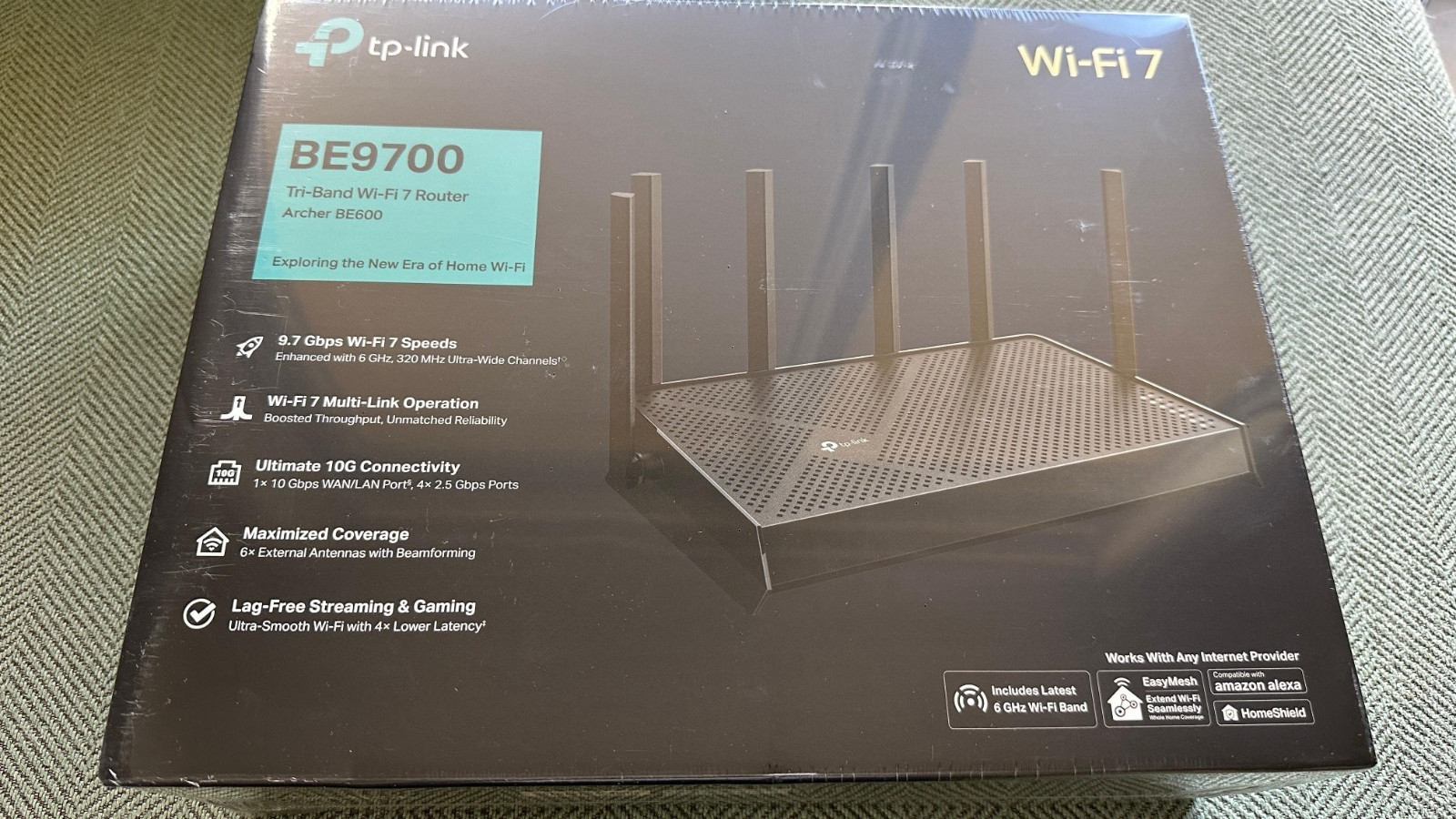 TP-Link Archer BE600 BE9700 Tri-Band WiFi 7 Router 10G 6GHz NEW - SEALED
