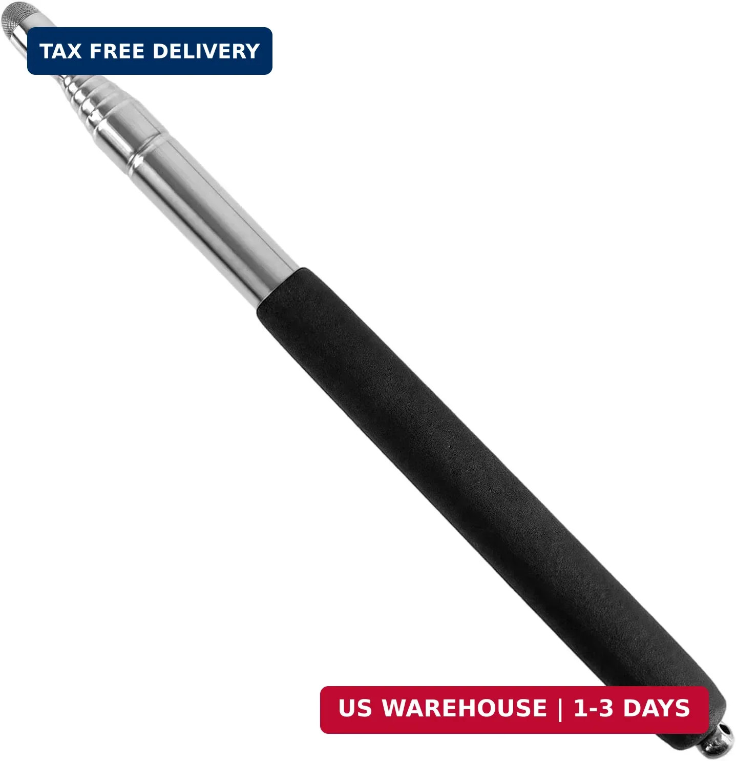 2-in-1 Telescopic Teaching Pointer, Extendable Pointer with Capacitive Stylus Ti