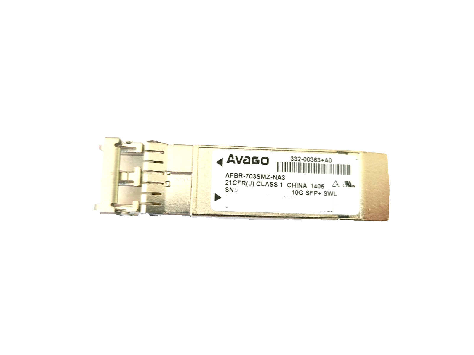 Avago AFBR-703SMZ-NA3 Transceiver (10G SFP+ SWL)