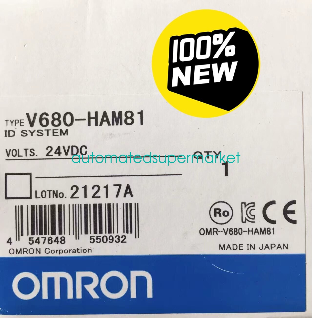 1PCS NEW Omron V680-HAM81 RFID Reader/Writer Shipping by DHL/FedEX