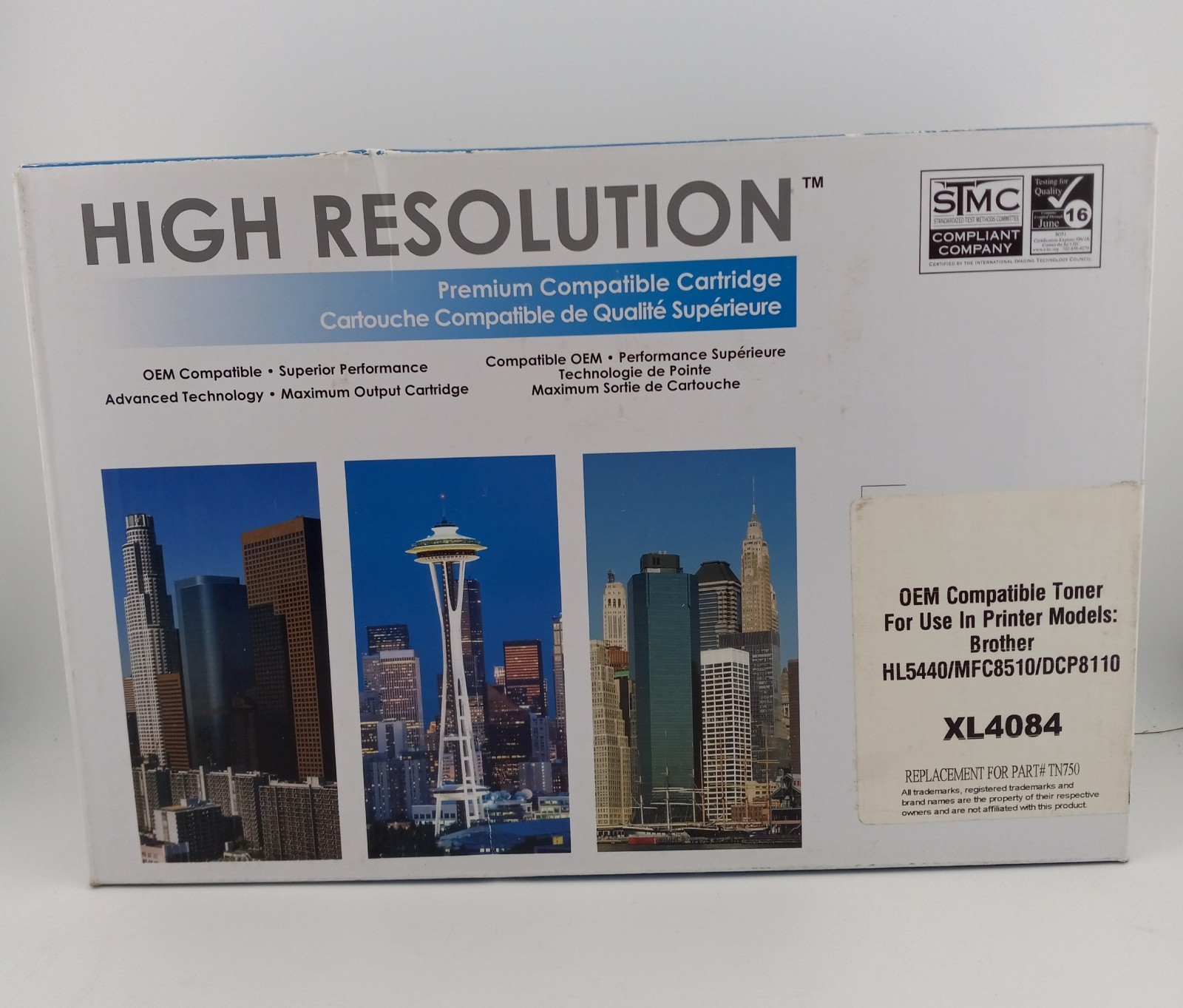 Compatible TN750 Black Toner for Brother HL5440 MFC8510 DCP8110 High Yield