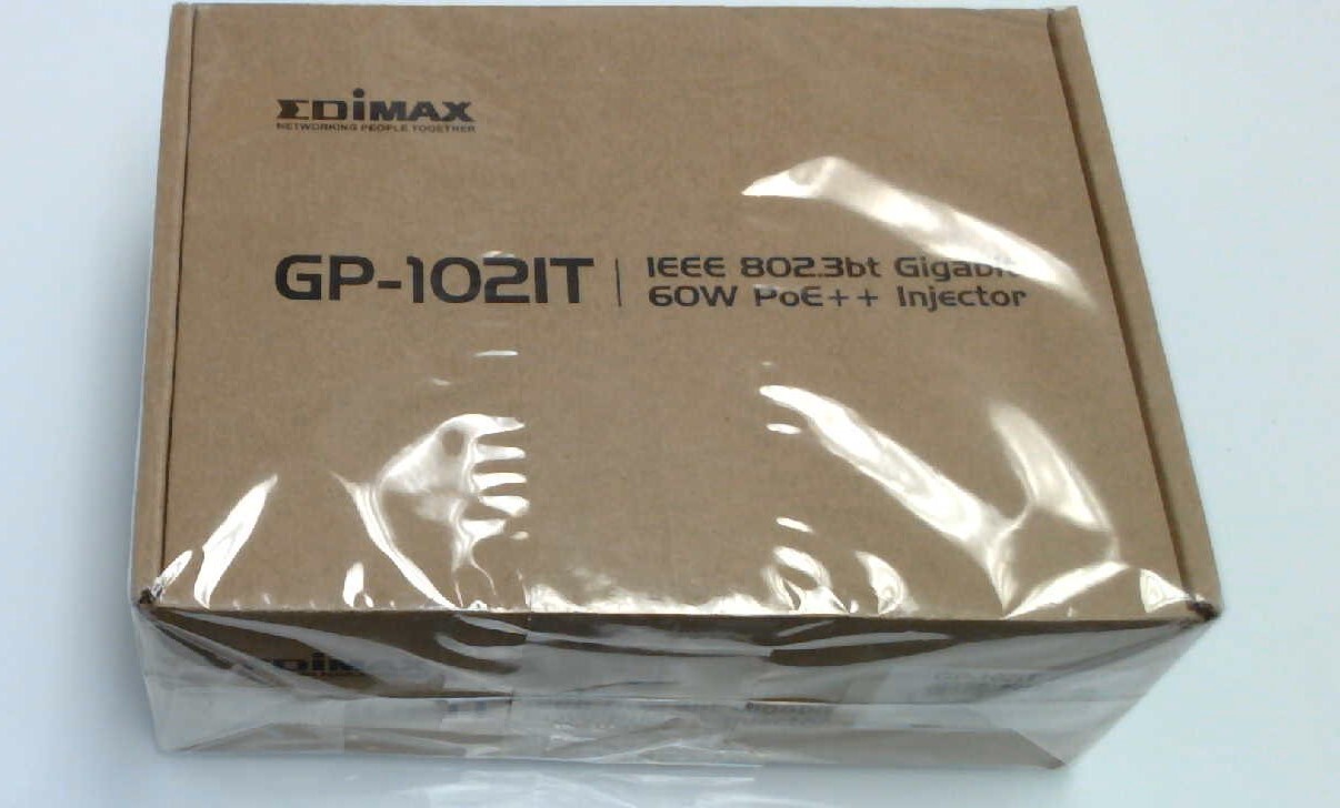 Edimax - Edimax Network Gp-102it Ieee 802.3af/at/bt Gigabit 60w Poe++ Injector R