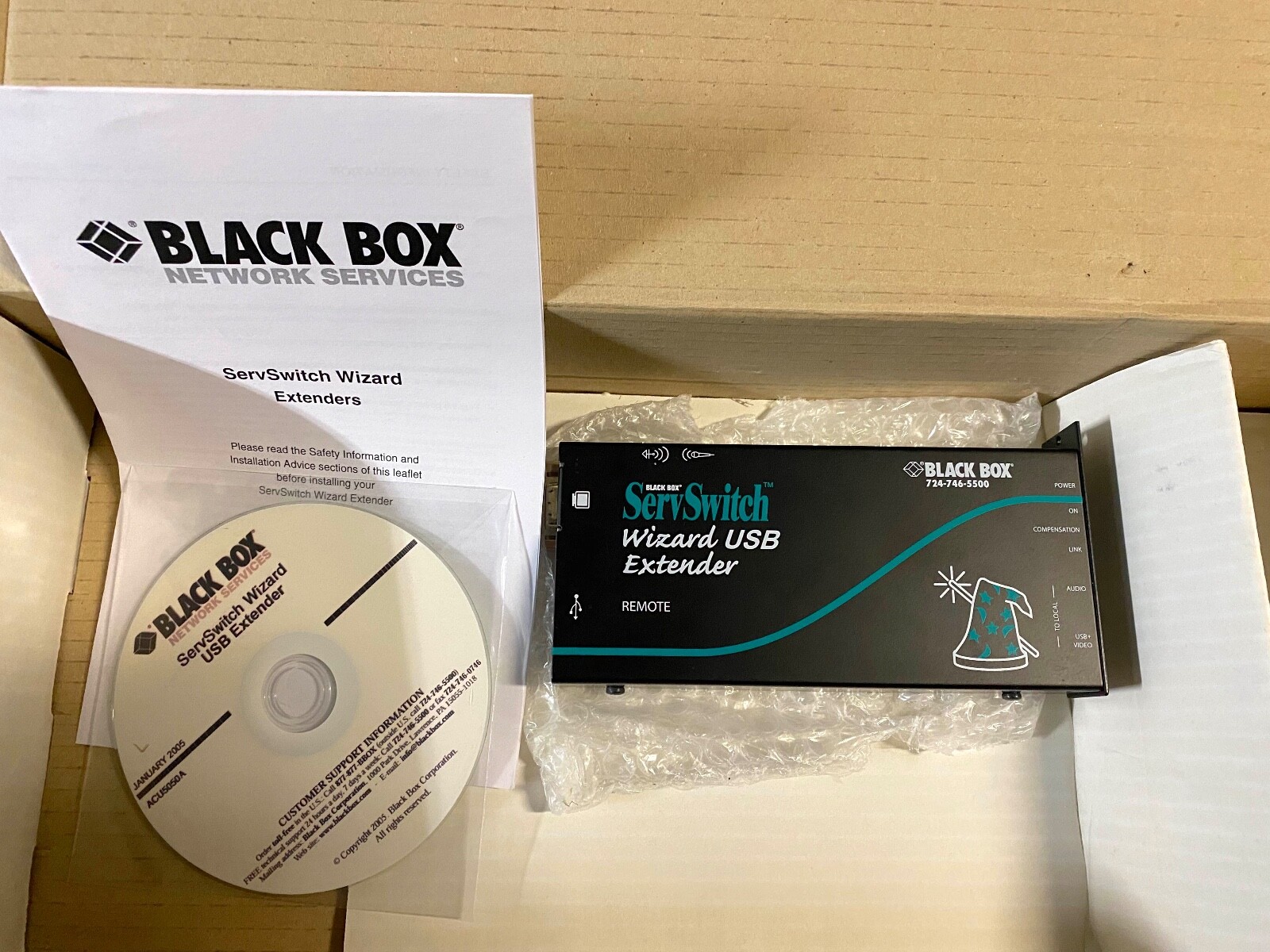 Black Box ServSwitch Wizard USB Extender Remote ACU5050A