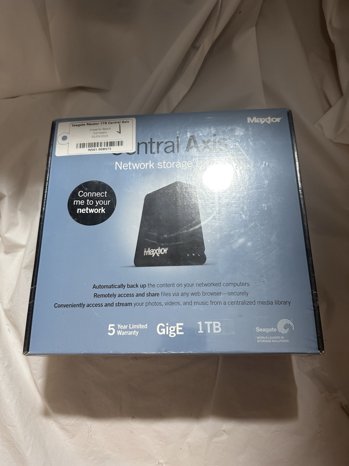 SEALED Maxtor Seagate Central Axis 1 TB Network Storage Server Hard Drive  B1