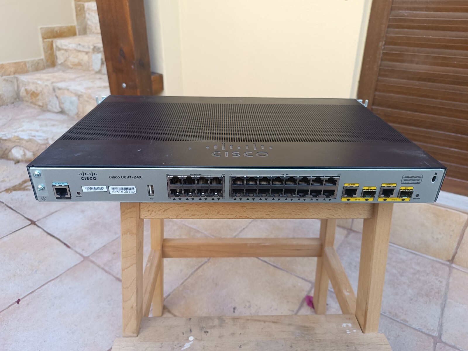 Cisco C891-24X 24 Port PoE Gigabit Integrated Services Router