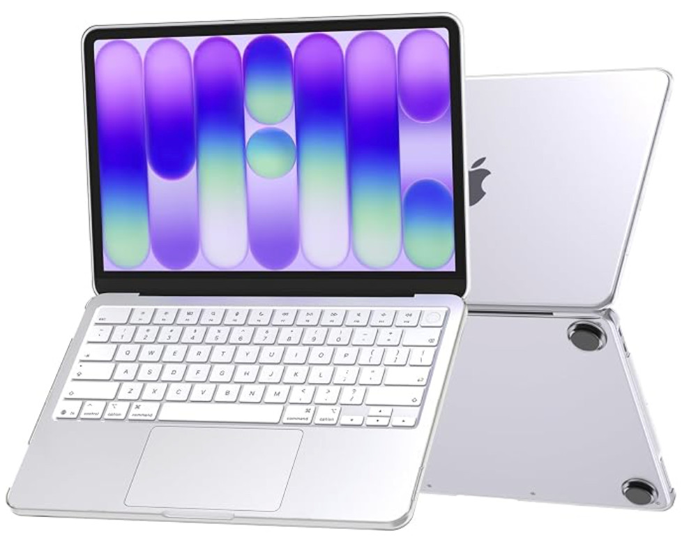 Soonjet for MacBook Neo Case 13 inch 2026 A3404 Clear Mac Laptop Cover