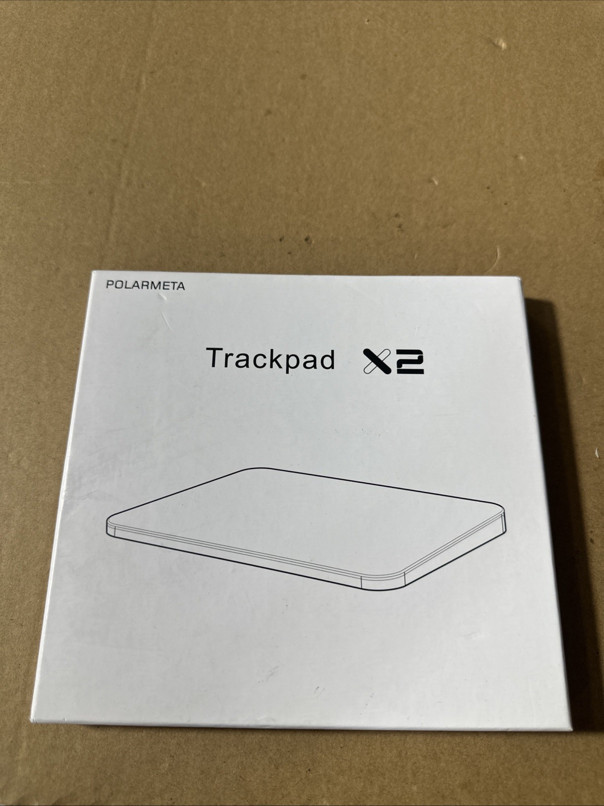 POLARMETA Trackpad X2 Touchpad Input Device USB-C Connectivity White Color