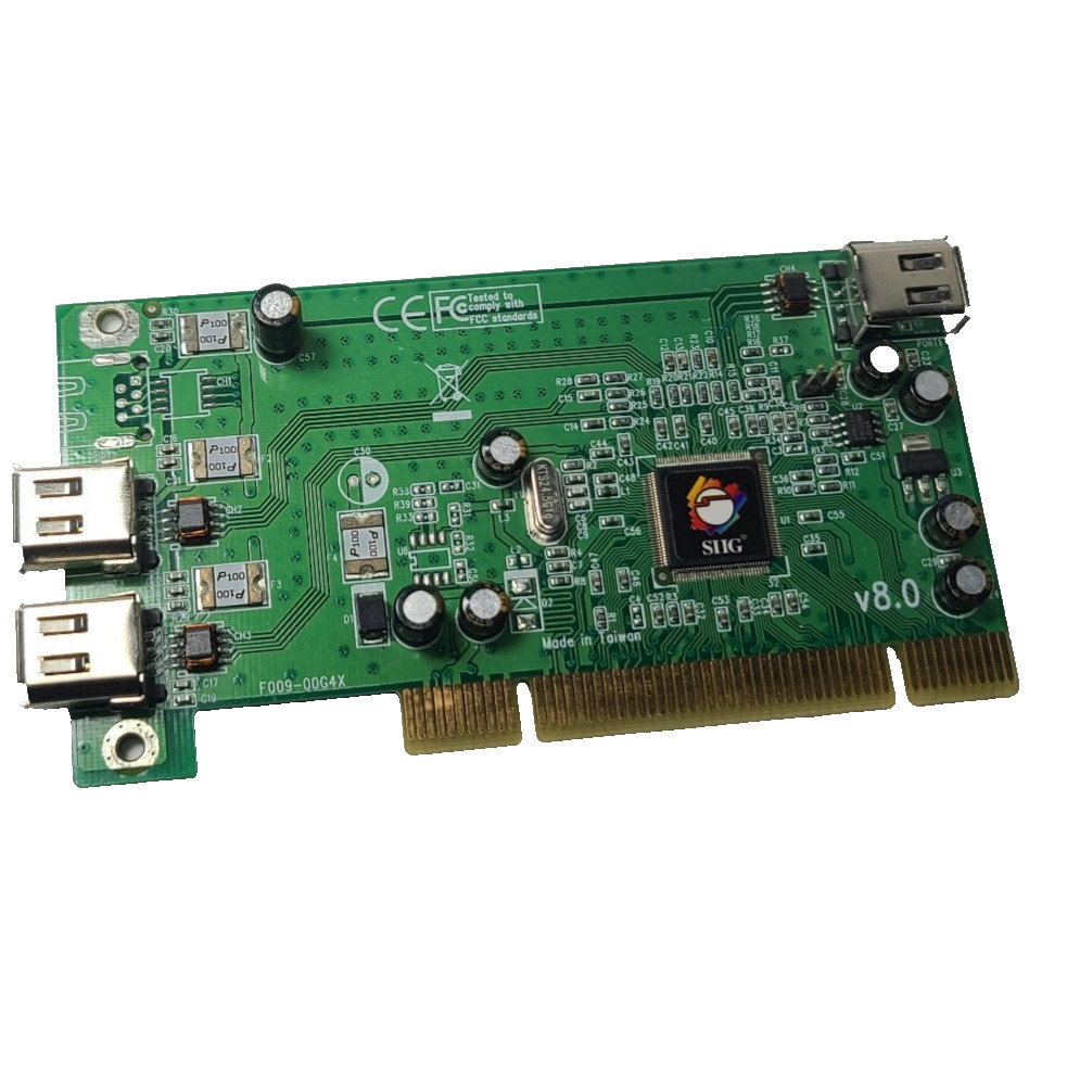 SIIG 3-Port FireWire IEEE 1394 PCI Adapter Card ( NN-440012-S8 )