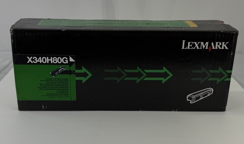 Lexmark X340H80G Genuine OEM Toner Cartridge Black NEW NIB Sealed X340 X342