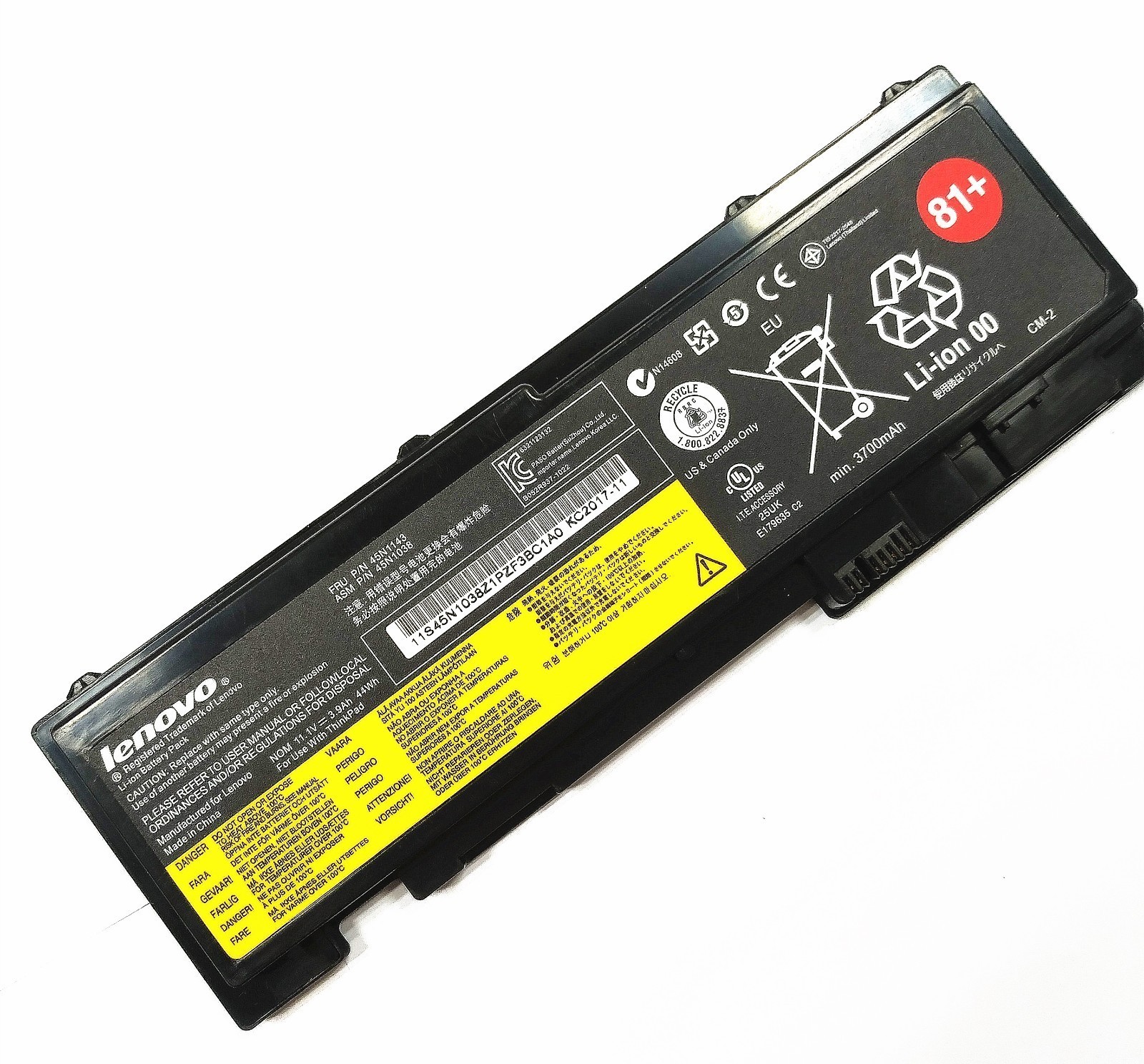 Genuine T420i T420s T430S Battery ThinkPad 0A36287 45N1143 45N1036 45N1037 81+