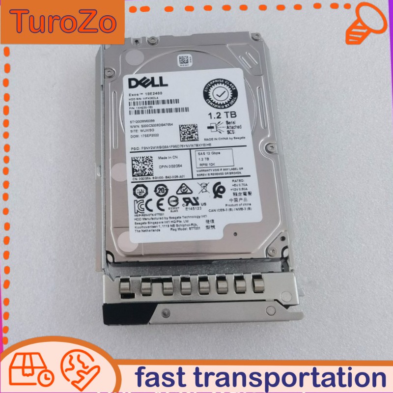 400-ATJL DXD9H G2G54 Dell 10K 1.2TB 12G 2.5 SAS hard drive 0G2G54 ST1200MM0099