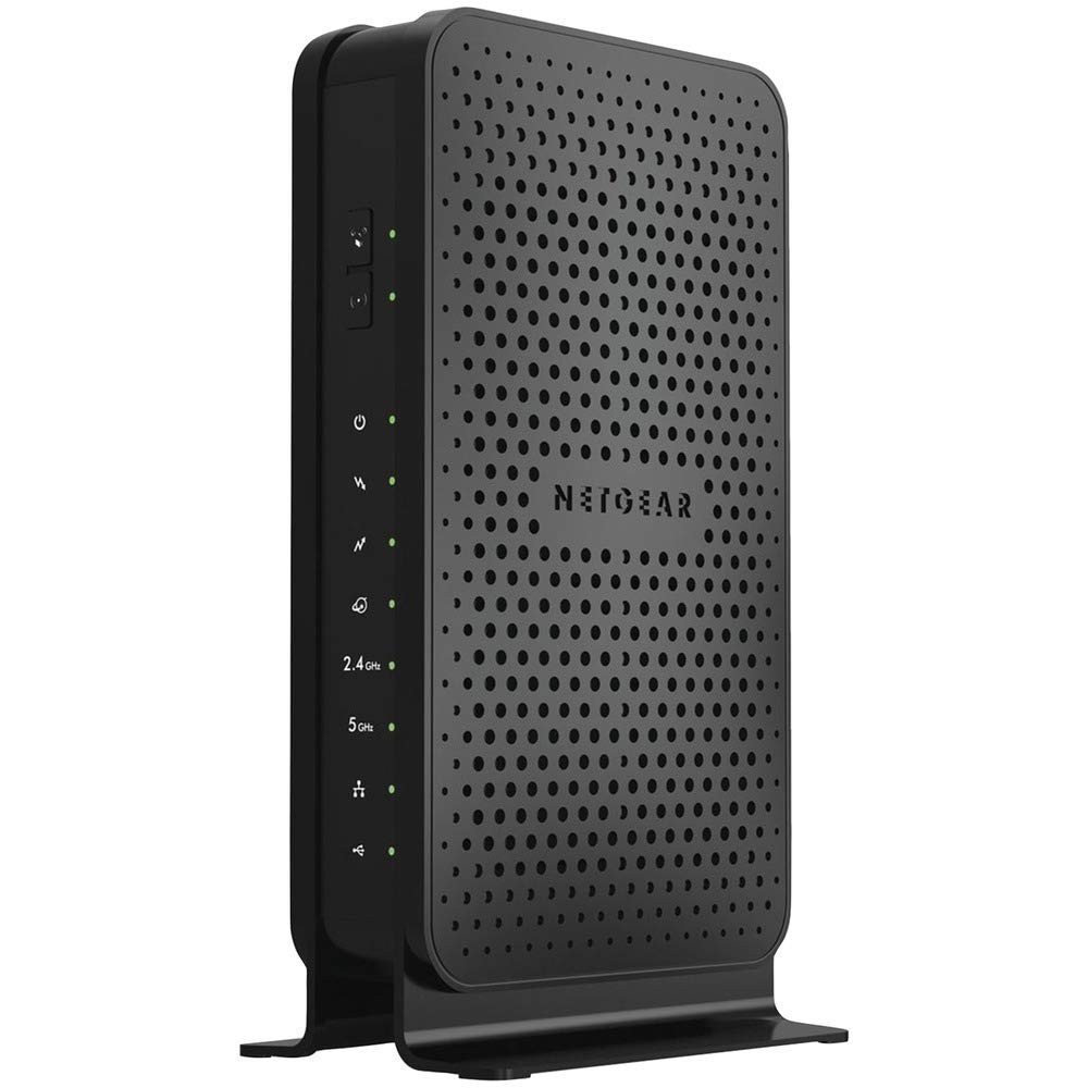 Netgear C3700-100Nar C3700-Nar Docsis 3.0 Wifi Cable Modem Router N600 8X4