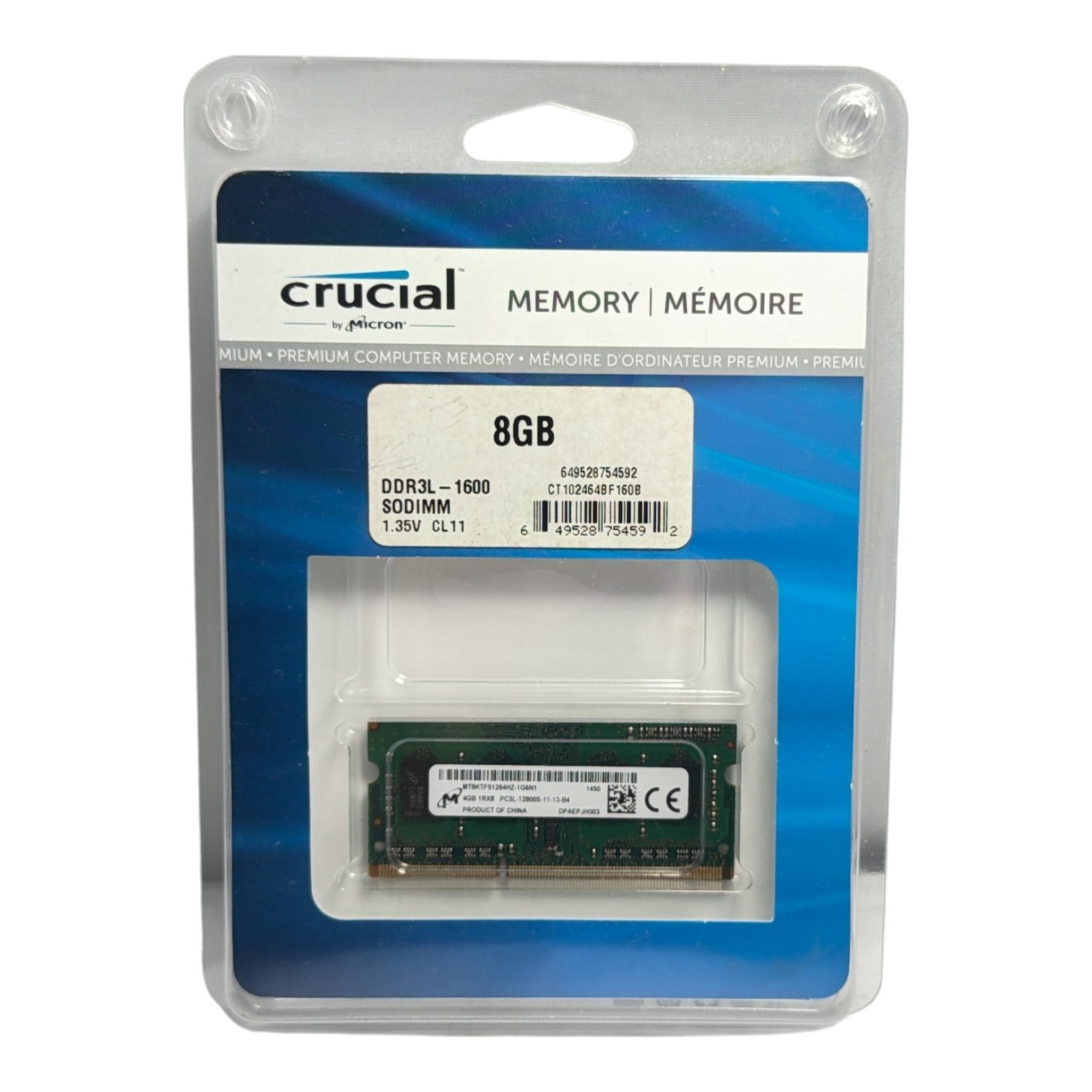 *Crucial By Micron Premium Computer Memory (4GB) -1PC
