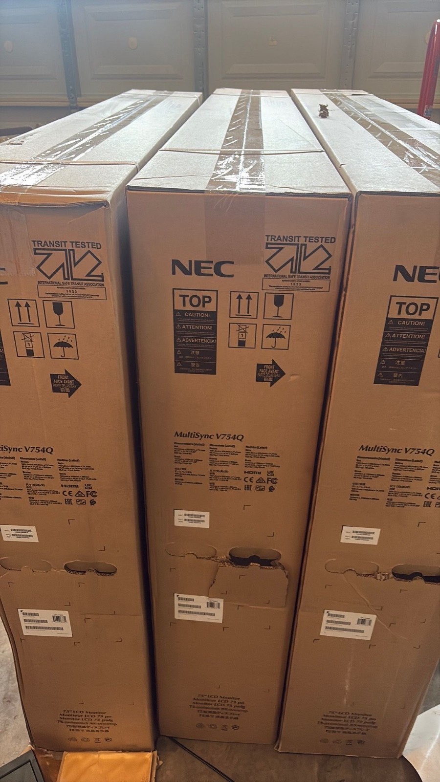 NEC MultiSync C751Q 75" Widescreen LED Monitor - Black
