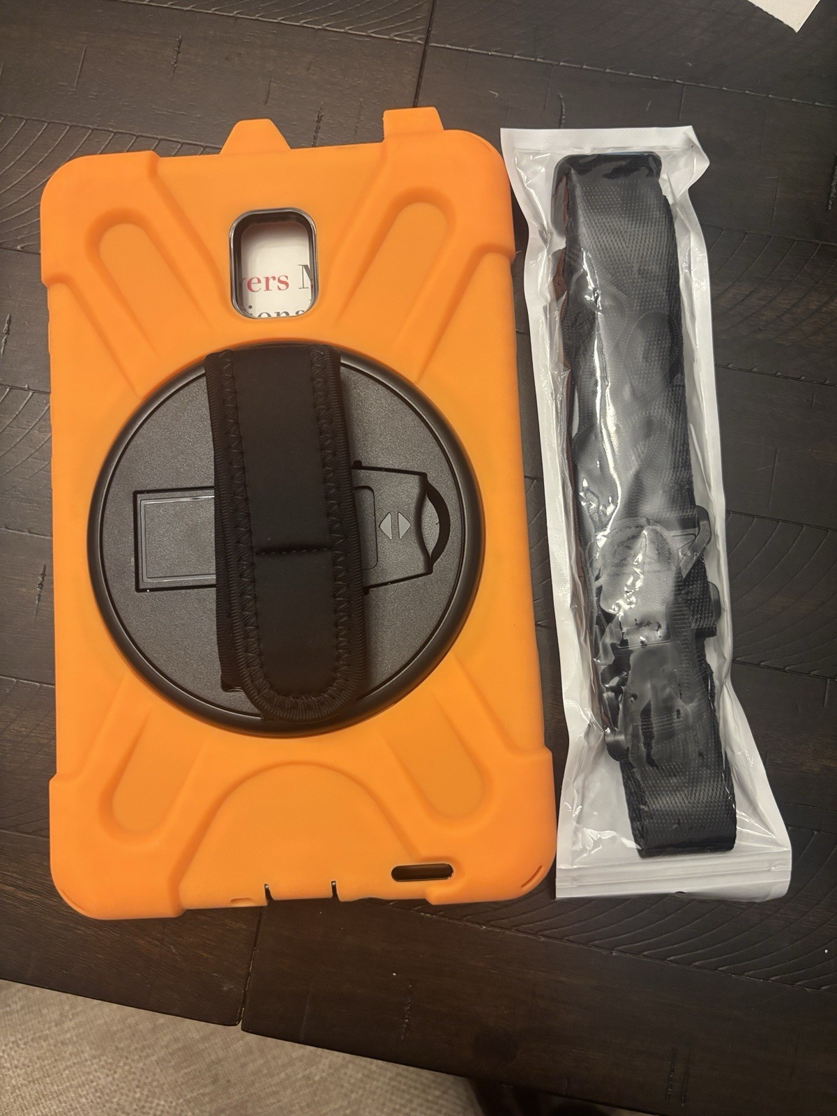 Timecity Rugged Orange Case for Galaxy Tab S10/S9 FE 10.9/11in, Rotating, Shock…