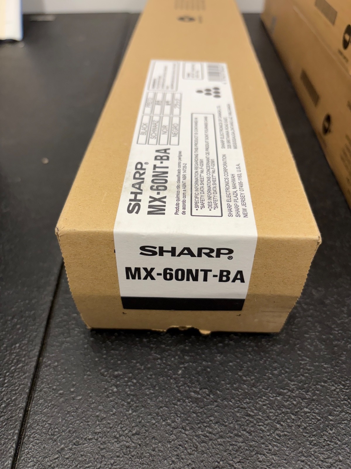Sharp MX-60NT-BA Black Toner Cartridge MX-3070N MX-4070N MX-3050N