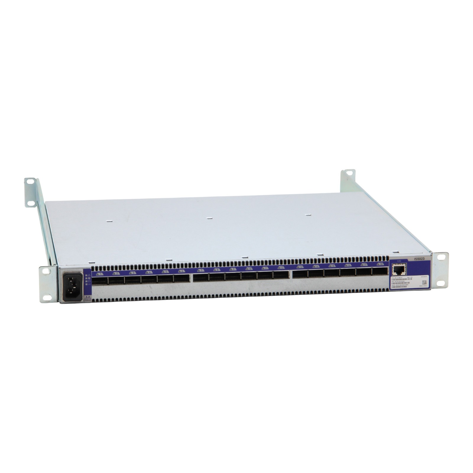 Mellanox IS5023 851-0168-01 18-Port QSFP+ 40Gb/s Infiniband Switch + Rack Rails