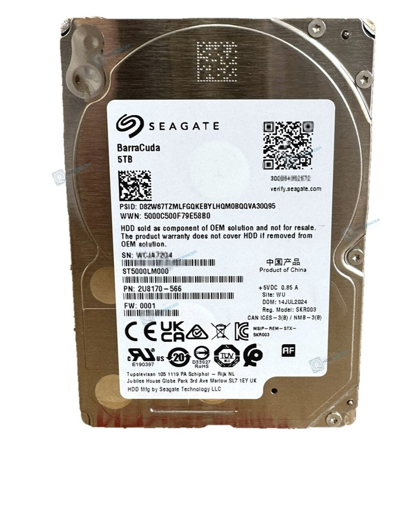 ST5000LM000 Seagate Barracuda 5TB 25 128MB SATA 100 Generic FW Hard Driv G1N
