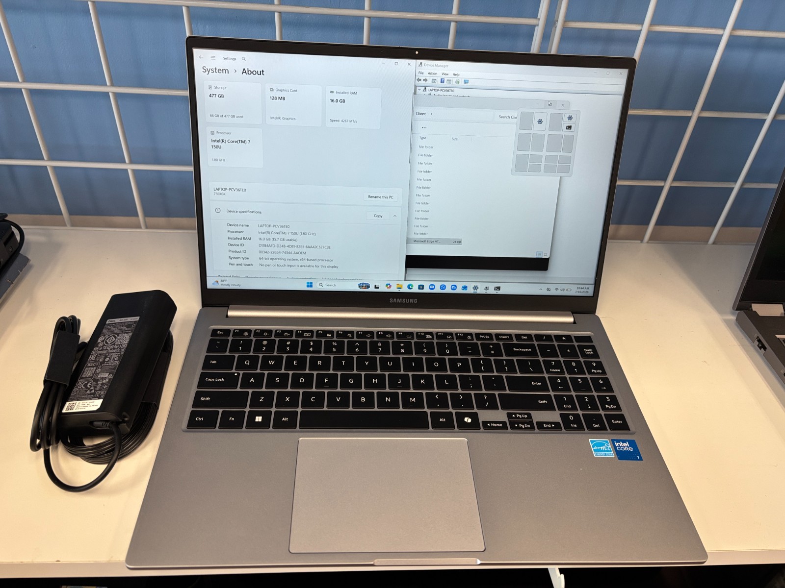 Samsung Galaxy Book 4 15.6" Core 7 16GB 512GB SSD Win11