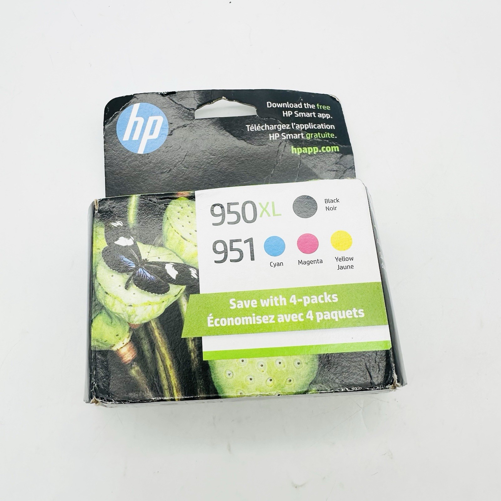 HP 950XL Black 951 Tri-Color 4-Pack Ink Cartridge NEW Sealed OEM Expires 06/2027