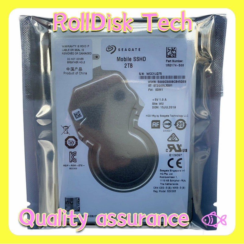 New 2TB ST2000LX001 2TB 128MB SATA 2.5' Laptop SSHD HDD Hard Disk Drive