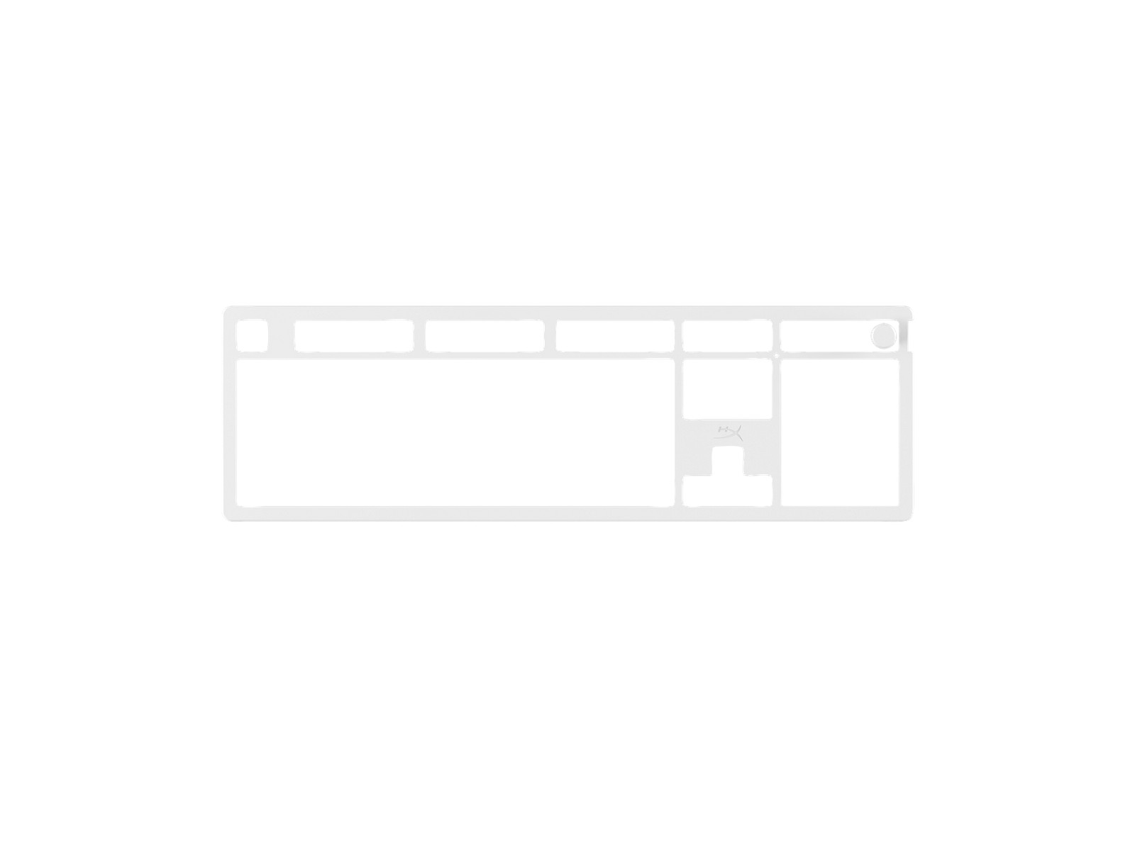 HyperX Alloy Rise Top Plate - White
