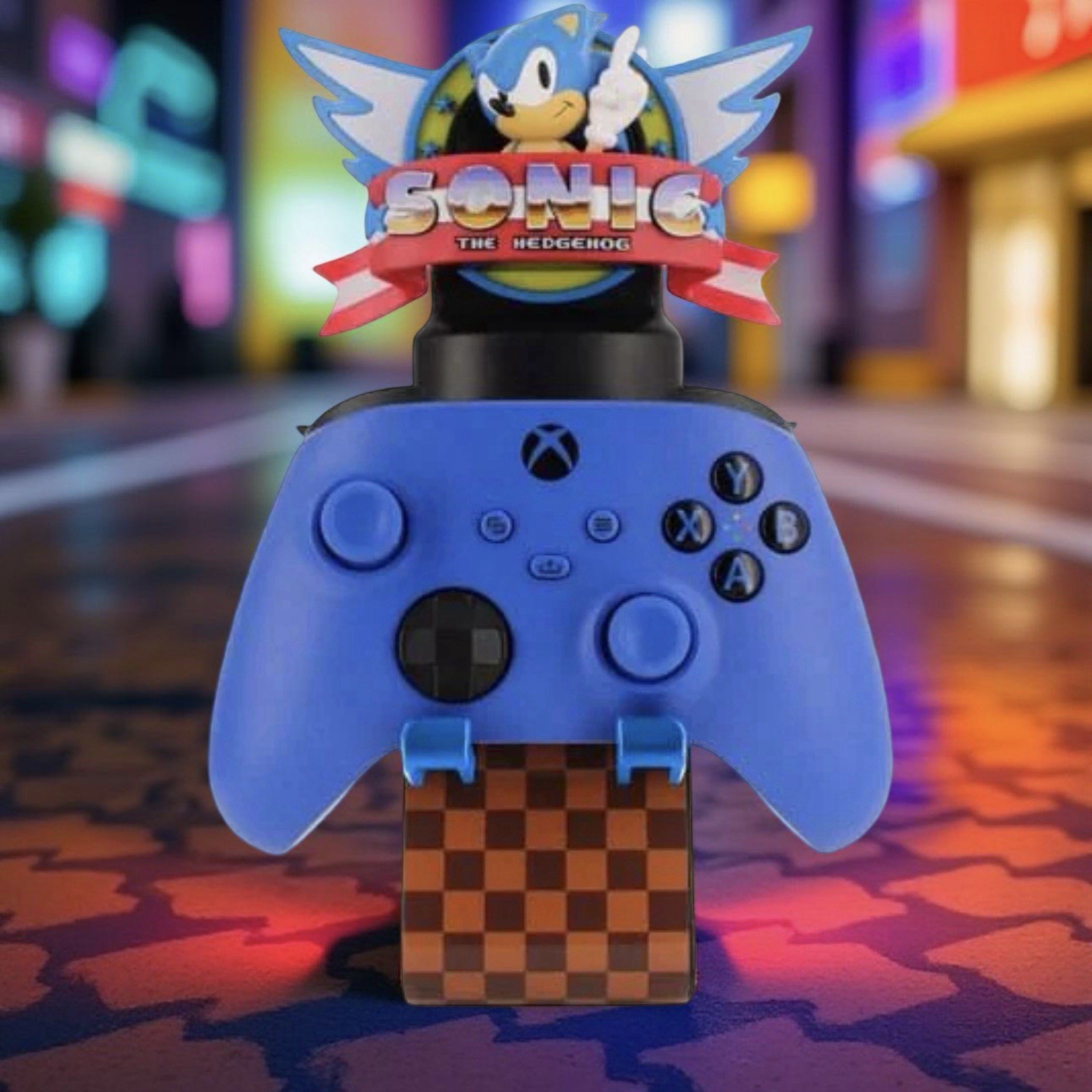 Sonic the Hedgehog~Cable Guys~Light Up Ikon ~Gaming Accessories Holder