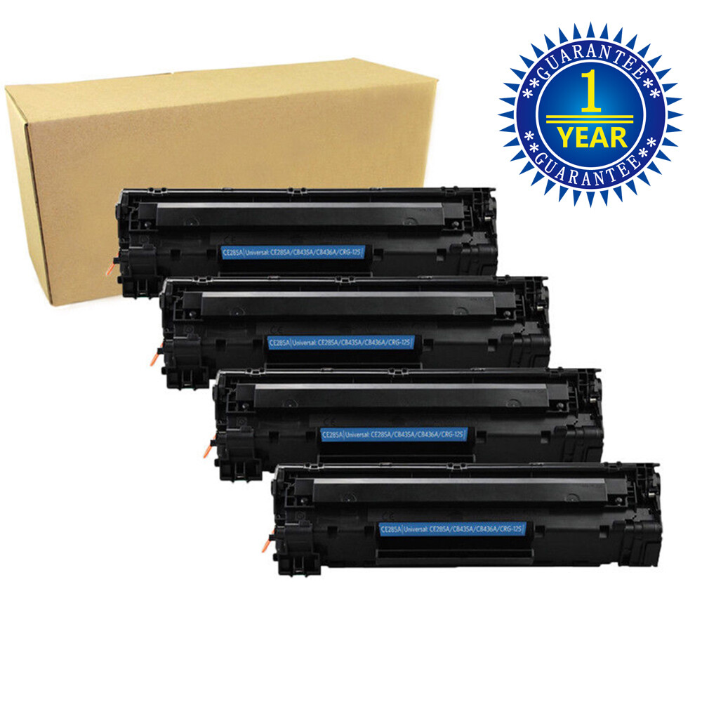 4x Toner Compatible for HP 85A CE285A LaserJet P1102w M1212nf P1102m 1217nfw MFP